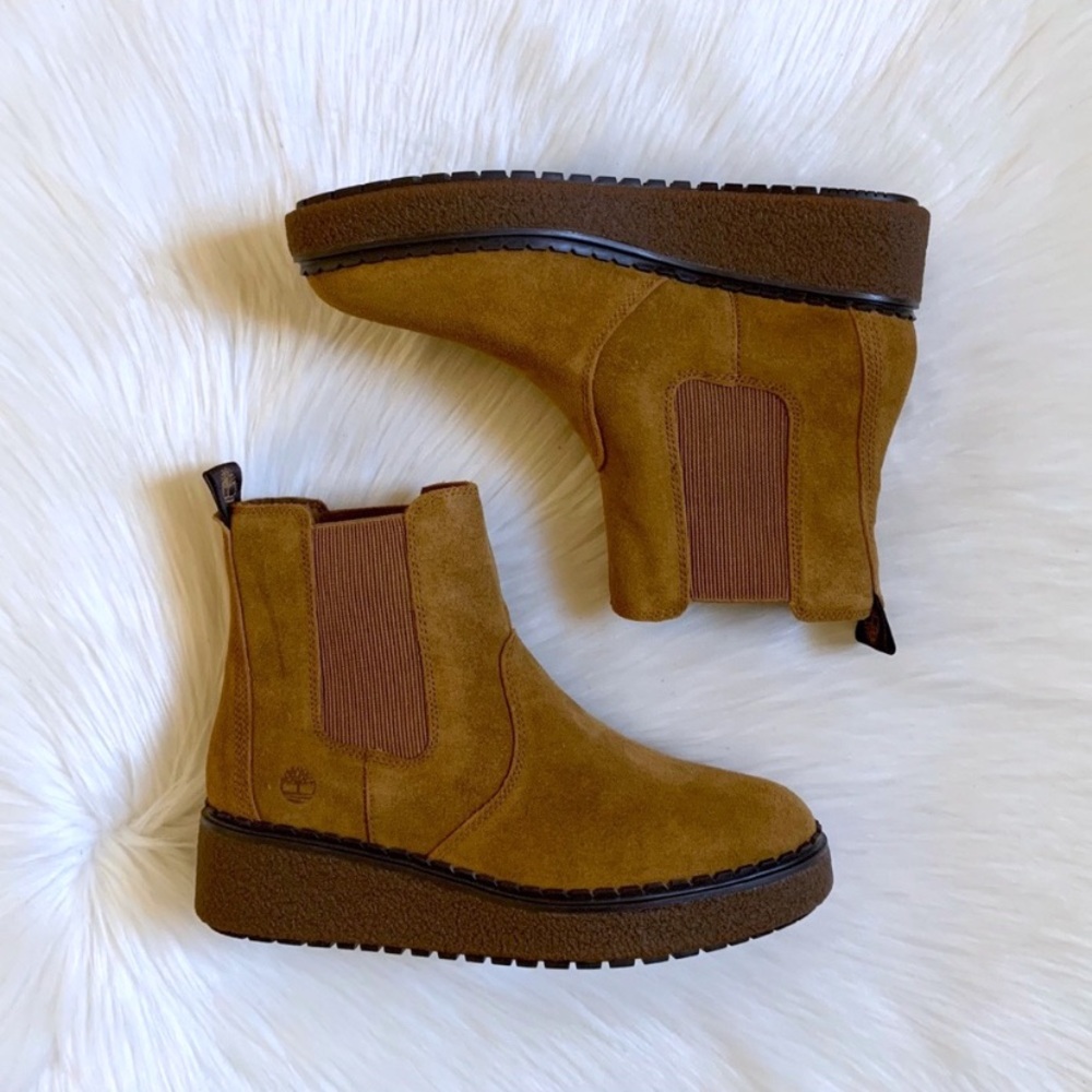 Timberland Bluebell Lane Suede Chelsea Wedge Boots - Picture 4 of 8
